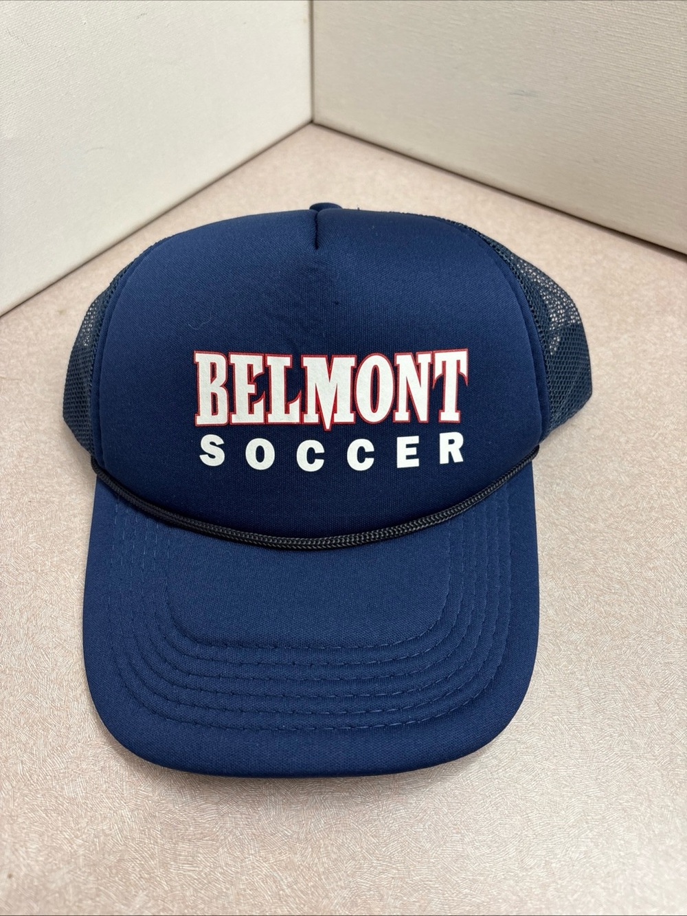 Belmont University Bruins Soccer Trucker Hat Cap Snap Back Unisex One Size Mesh